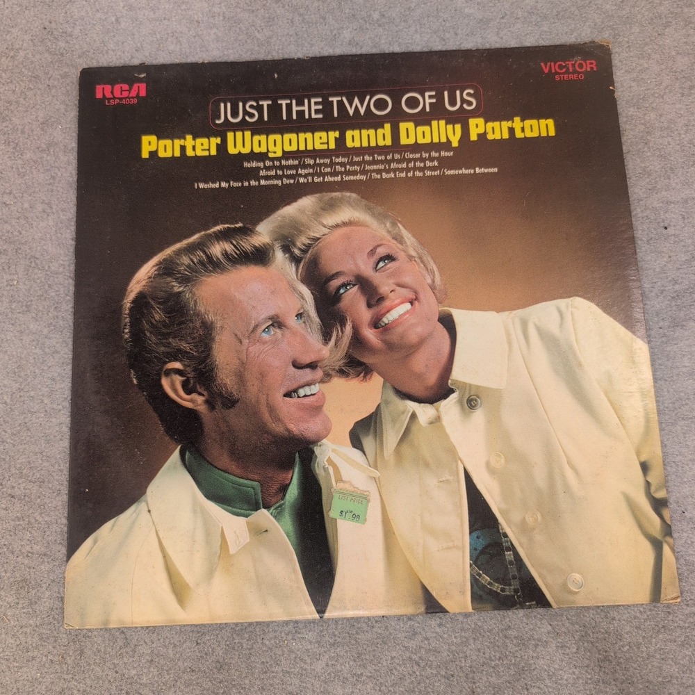 Porter Wagoner Dolly Parton Just the Two of Us Vinyl LP RCA Victor LSP-4039